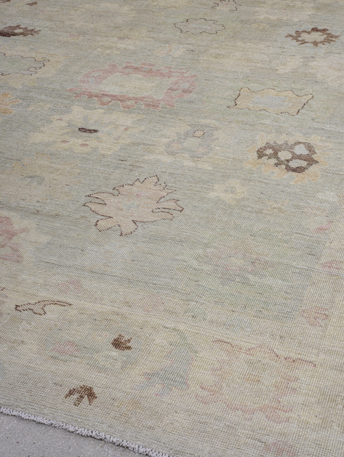 Vintage Oushak Area Rug (10' x 12')